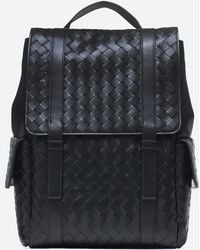 Bottega Veneta - Back To School Intrecciato Leather Backpack - Lyst