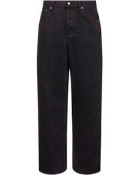 Dries Van Noten - Washed Cotton Denim Loose-Fit Jeans - Lyst