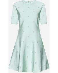 Givenchy - 4g Motif Knit Mini Dress - Lyst