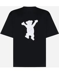 we11done - Teddy Cotton T-shirt - Lyst