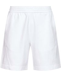 Givenchy - Brushed Cotton Couture Seam Bermuda Shorts - Lyst