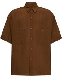Uma Wang - Mustard Viscose Teorya Shirt - Lyst