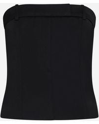 Rohe - Wool-blend Tailored Corset Top - Lyst