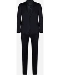 ZEGNA - Wool And Mohair Single-breasted Suit - Lyst