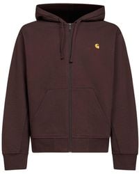 Carhartt - Hooded American Script Jacket Zip-Up Hoodie - Lyst