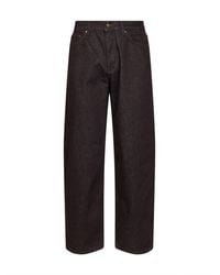 NN07 - Deep Truffle Denim Ross Relaxed-Fit Straight Jeans - Lyst