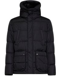 Herno - Chamonix Nylon Hooded Bomber Jacket<Br - Lyst