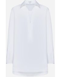 Alaïa - Cotton Shirt Dress - Lyst