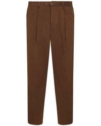 D 40 - Stretch Moleskin Bricklane Trousers - Lyst