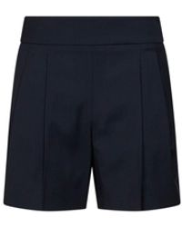 Max Mara - Lightweight Wool Canvas Mxmsalute Shorts - Lyst