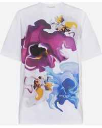 Stine Goya - Sgmargila Print Cotton T-shirt - Lyst