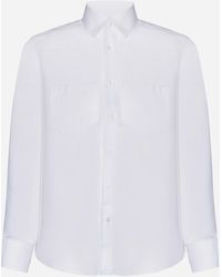 Low Brand - Linen Shirt - Lyst