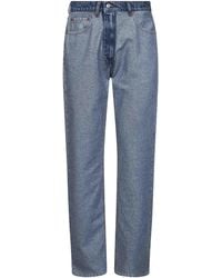 MM6 by Maison Margiela - Denim Inside Out-Effect Jeans - Lyst