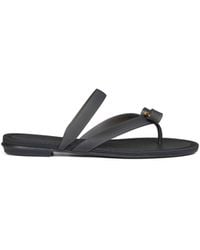 Ferragamo - Rubber Vara Bow Thong Sandals - Lyst