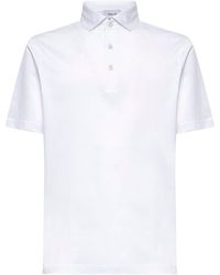 D 40 - Lisle Jersey Polo Shirt - Lyst