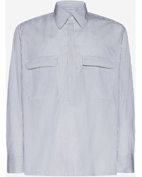 PT Torino - Striped Cotton-blend Shirt - Lyst