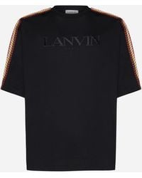 Lanvin - Curb Oversized Cotton T-shirt - Lyst