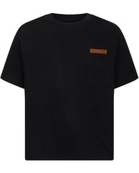 Bottega Veneta Match Embroidery Cotton Jersey T-Shirt in