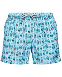 MC2 Saint Barth - Swim Shorts Lighting Portofino Gin - Lyst