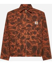 Carhartt - Orange Duck Detroit Jacket - Lyst