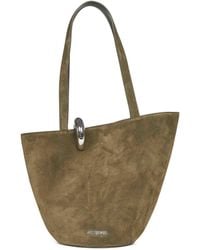 Jacquemus - Khaki The Medium Bambola Bucket Bag - Lyst