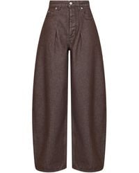 Jacquemus - The Ovalo De-Nîmes Denim Curved Jeans - Lyst