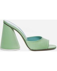 the attico satin mules