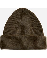 Roberto Collina - Wool-blend Ribbed Beanie - Lyst