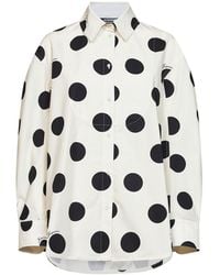 Jacquemus - Polka-Dot Cotton Poplin The Citta Classic Shirt - Lyst