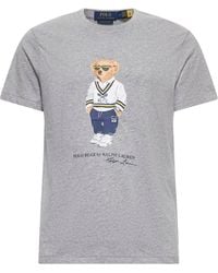 Polo Ralph Lauren Wimbledon Custom Slim Polo Bear T-shirt in