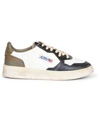 Autry - Leather Medalist Low Super Vintage Sneakers - Lyst