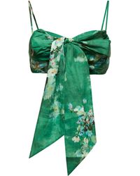 Zimmermann - Everley Bow Bralette - Lyst
