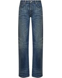 Haikure - Cotton Denim Star Straight-Leg Jeans - Lyst
