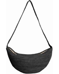 IBELIV - Borsa A Mezzaluna A Tracolla Luna Nera - Lyst