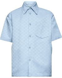 Gucci - Baby Gg Cotton Oversized Shirt - Lyst