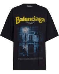 Balenciaga - Washed The Address Oversize T-Shirt - Lyst