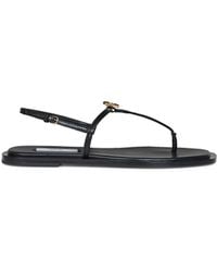 TOTEME - Nappa Leather T-Strap Thong Sandals - Lyst