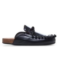 JW Anderson - Leather Ruffle Mules - Lyst