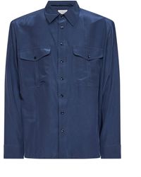 Saint Laurent - Viscose And Silk Shirt - Lyst