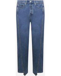 Lanvin Tapered Leg Jeans - Blue
