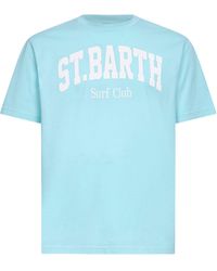 MC2 Saint Barth - Light Cotton Surf Club-Print Denver T-Shirt - Lyst