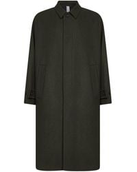 Hevò - Wool-Blend Baia Del Monaco Long Trench Coat - Lyst