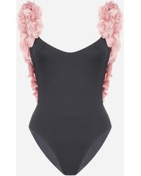 LaRevêche Costume intero Amira con decorazioni floreali - Multicolore