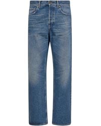 Golden Goose - Denim Medium-Wash Loose-Fit Jeans - Lyst