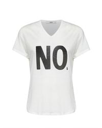Fendi - Cotton Jersey T-Shirt With Noi Print - Lyst