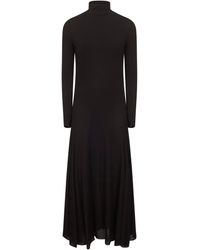 Alaïa - Dress With Turtleneck - Lyst