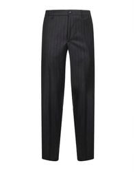 Tagliatore - Pinstripe Virgin Wool Garcon Trousers - Lyst