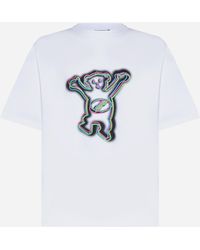 we11done - Teddy Cotton T-shirt - Lyst