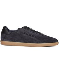 ZEGNA - Dark Suede 232 Low-Top Sneakers - Lyst