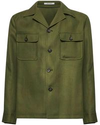 Tagliatore - Linen Tempest Overshirt - Lyst